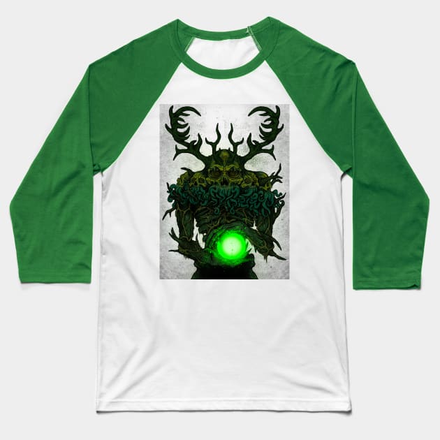 Green Baseball T-Shirt by forcefedartanddesign